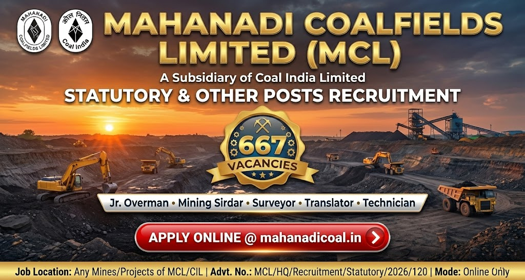 MCL Recruitment 2026 - Apply Online for 667