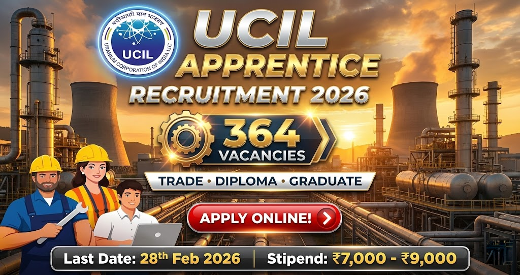UCIL Apprentice Recruitment 2026