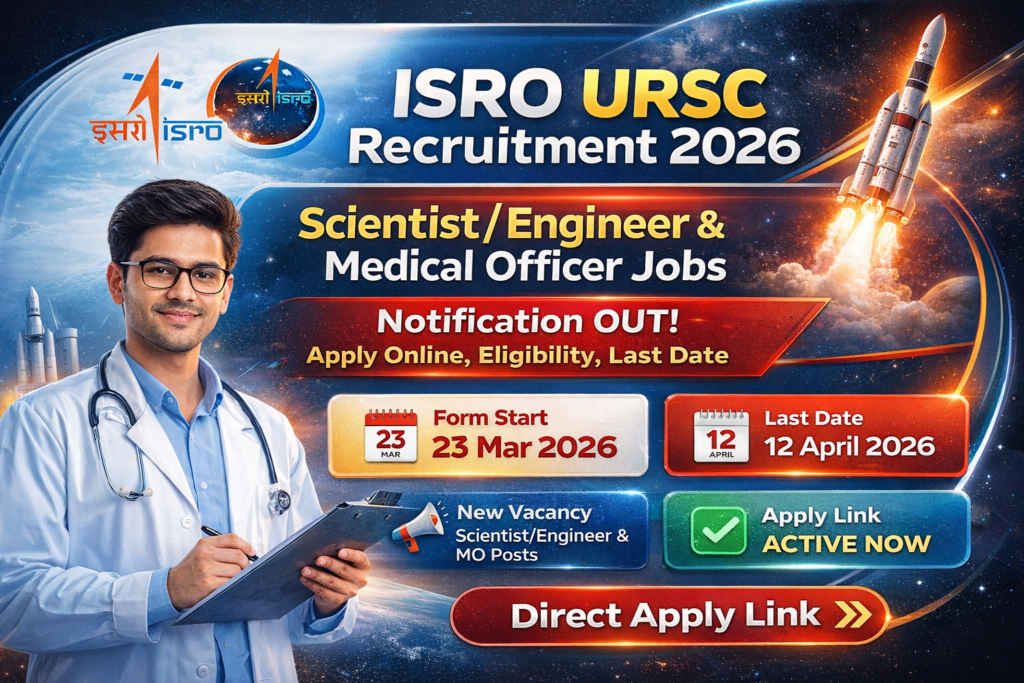 ISRO Scientist Engineer Recruitment 2026