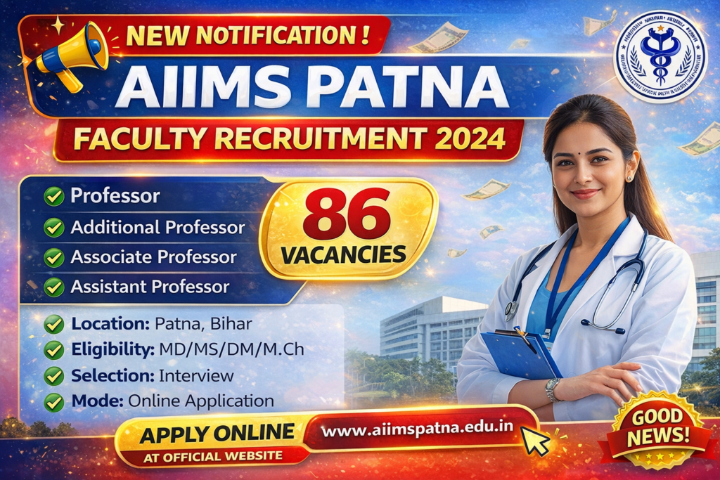 AIIMS Patna Faculty Jobs 2026