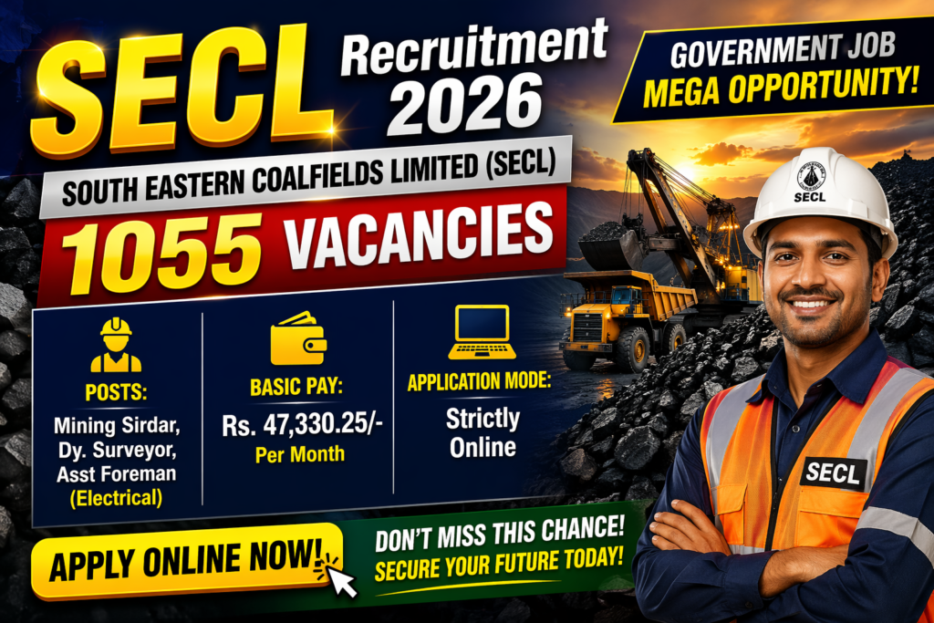 SECL Latest Recruitment 2026