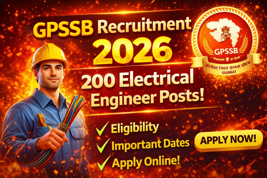 GPSSB Recruitment 2026 Notification Out