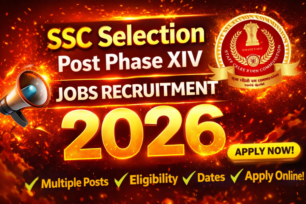 SSC Phase XIV Vacancy 2026